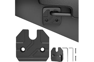 VEHARVIM Sun Visor Repair Kit Fits for Dodge RAM 1500 Trucks 2019-2023, 1 Pack Aluminum Black Sun Visor Clip, Car Sun Visor Fixer, Truck Visor Clip Fix Kit, Visor Clips for Cars, Dodge Ram 1500 Accessories