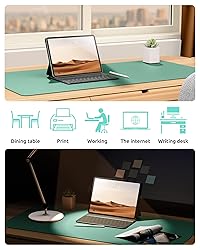 YSAGi Leather Desk Protector, Office Mat, Large