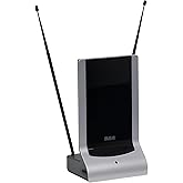 RCA Amplified Indoor HDTV Antenna with SmartBoost Technology, NextGen TV, Compatible to Deliver Stunning 4K Ultra HD Picture