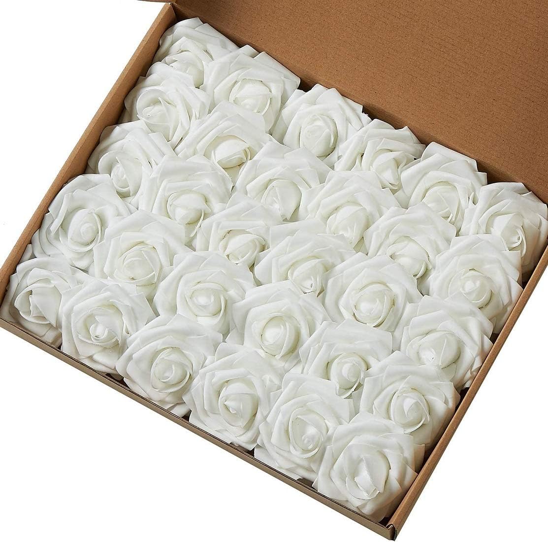 Buy White Foam Flower Pack of 30 per Box Beautiful Flower Online at Low