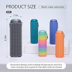 1PC Little Ouchies Fidget Keychain for Adults,Spiky