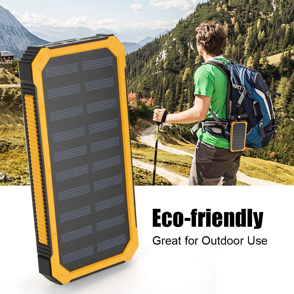 Solar Ladegerät tragbares 6 teiliges LED Licht Solar Power Bank
