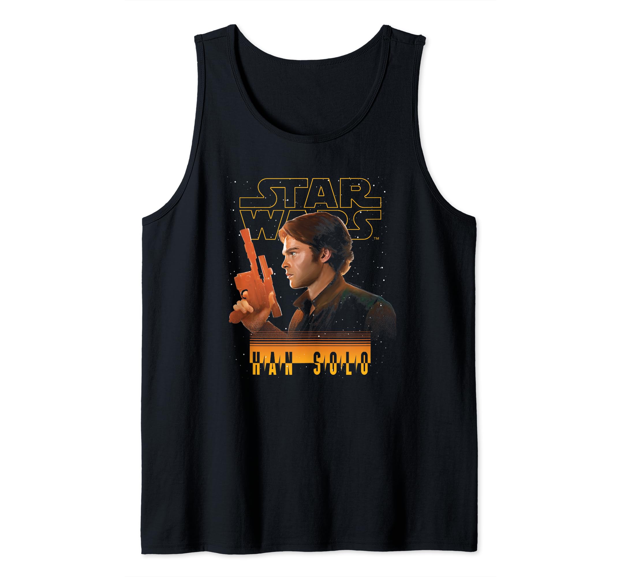 Star Wars Han Solo Movie Hero Side View Tank Top