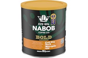 Nabob Bold Full City Dark Ground Coffee, 300g (Pack of 6)