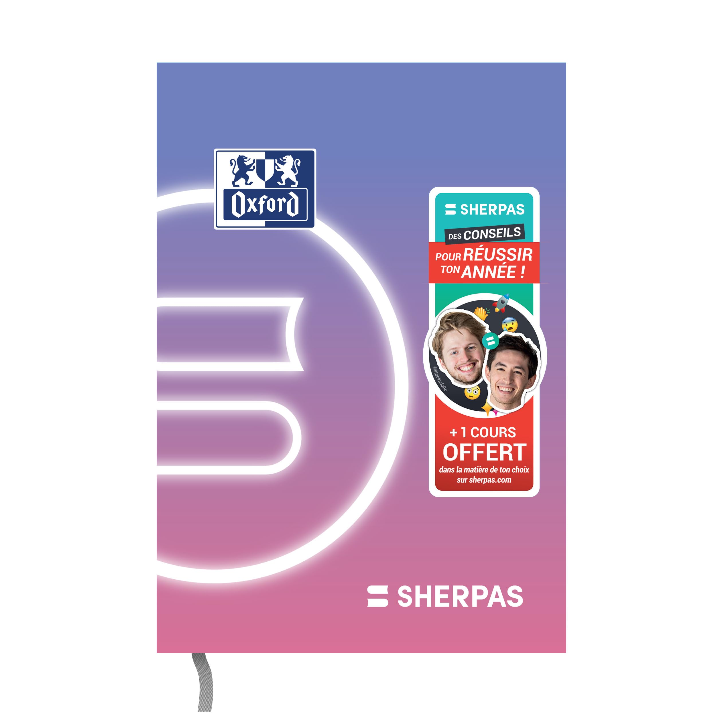 Agenda Oxford Editions SHERPAS Journalier 15x20 Sept 2024 ‐ Sept 2025 352 pages Softcover Pink French