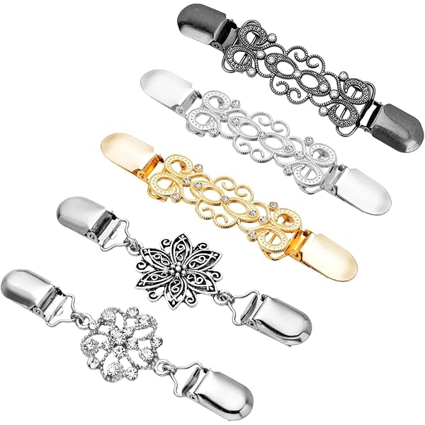 Amazon.com: Cinch it! Dress Clips for Back Cinch and Waist for Dresses,  Skirts, Shirts and Shawls. These Hidden Clothes Clips Better Than Ugly  Metal Clasps for Clothing to Alter The fit for