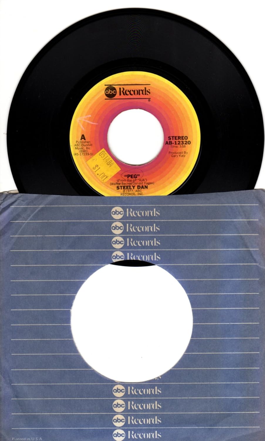 Steely Dan, Michael McDonald Steely Dan Peg b/w I Got the News