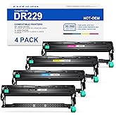 [DR229CL Drum Unit ] DR229 High Yield 4 Pack Compatible Replacement for Brother DR229CL DR-229 DR 229XL Drum for MFC-L3780CDW