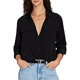 Club Monaco Women's Silk Utility Shirt