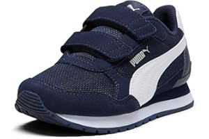 PUMA Kids' St Runner Hook and Loop Sneakers