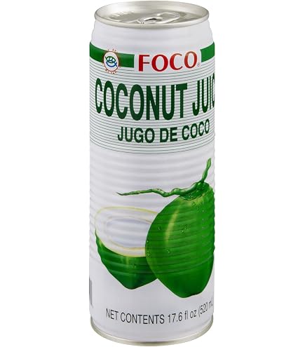 Amazon.com : FOCO Roasted Coconut Juice with Pulps 17.6 Fl Oz