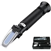 Professional Salinity Refractometer,Salinity Tester, Salt Tester for Saltwater Pool, for Saltwater Aquarium, Pools, and Tanks,Dual Scale 0-100 PPT &amp; Specific Gravity 1.000-1.070 with ATC Function