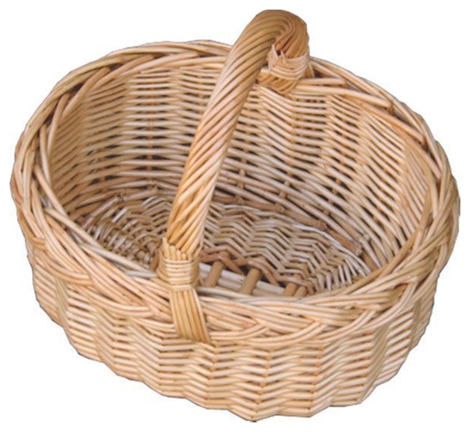 Red Hamper Mini Car Shopping Basket, Wicker, Brown, 19 x 22 x 11 cm