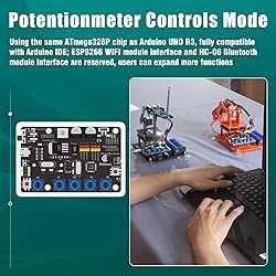 Adeept 5DOF Robotic Arm Kit Compatible with Arduino