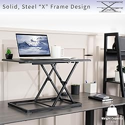 VIVO Ultra-Slim Single Top Height Adjustable