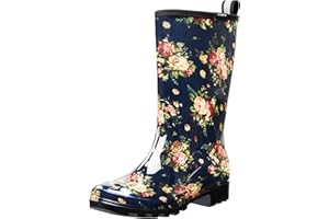 HISEA Women's Rain Boots Waterproof Mid Calf Garden Boots for Women