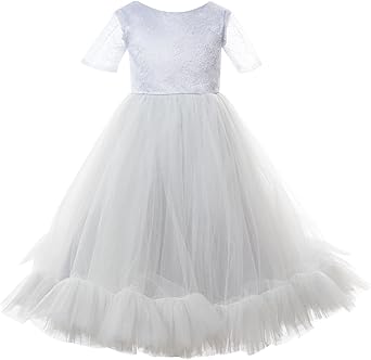 silver flower girl dresses for toddlers
