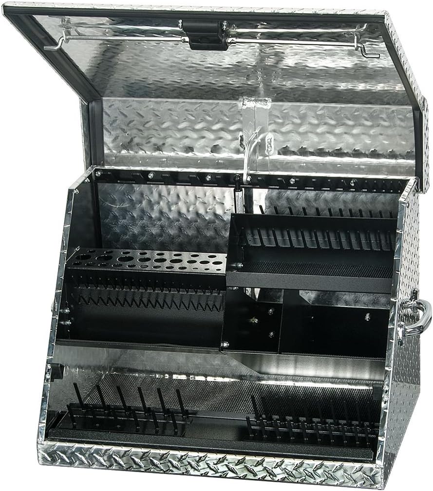 Montezuma MZSE250AL Aluminum Portable Tool Box, 181/8