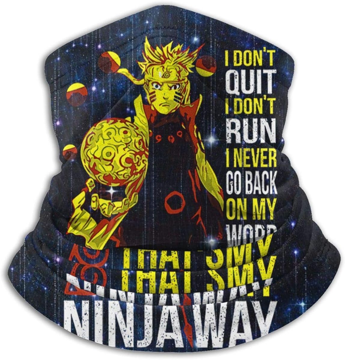 Naruto Apparel Thats My Ninja Way Naruto Neck Warmer Neck Bandanas For