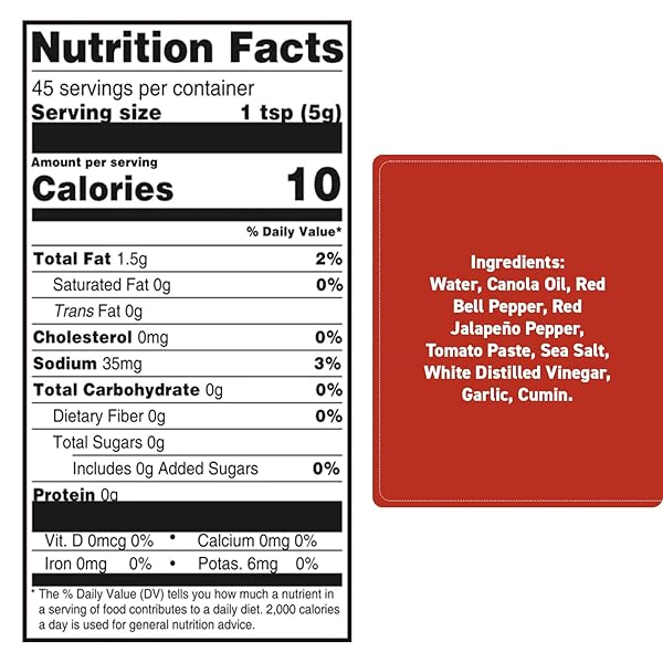 DAVE’S GOURMET CREAMY GARLIC RED PEPPER SAUCE – MEDIUM HEAT – PERFECT FOR SALADS, DIPPING, TACOS, SANDWICHES & MORE – VEGAN SAUCE, GLUTEN-FREE, NO PRESERVATIVES – 8OZ BOTTLE (PACK OF 1)