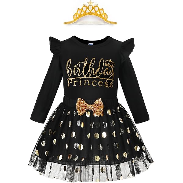 Conjunto De Tutú De Cumpleaños Para Niñas, Vestido De Tutú De