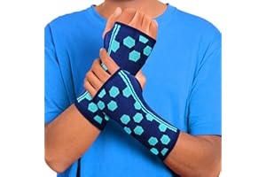 Sparthos Wrist Support Sleeves (Pair) – Medical Compression for Carpal Tunnel and Wrist Pain Relief – Wrist Brace for Men and Women – Made from Innovative Breathable Elastic Blend