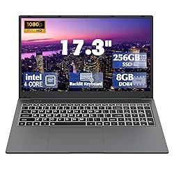 IJKKJI 17 Inch Laptop with Backlit
