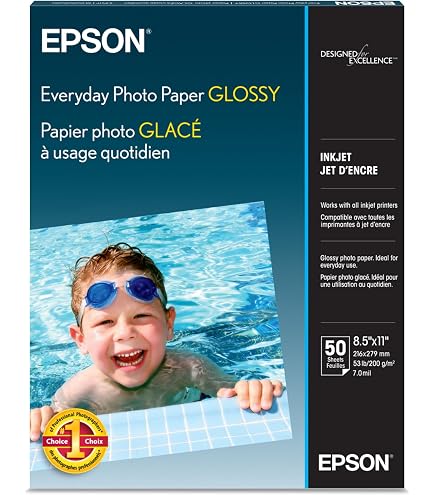 Amazon.com : Epson Ultra Premium Photo Paper Glossy, Letter, 8.5 x