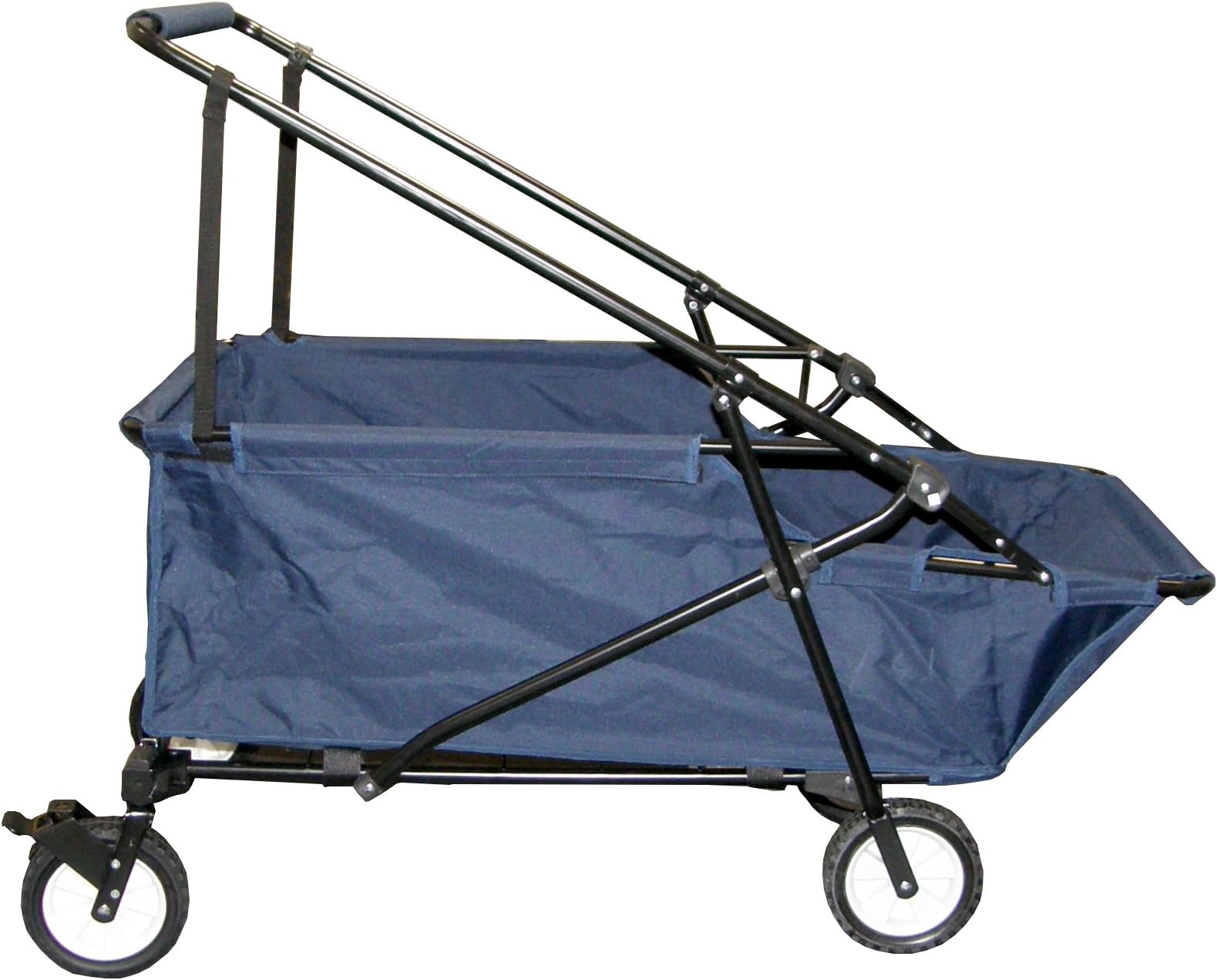 Impact Canopy Folding Utility Wagon, Collapsible, All Terrain Beach Wagon, Momentum, Navy Blue