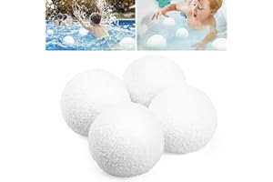 Moritakk 4 Pack Reusable Scum Balls for Spas Hot Tub,Washable Oil Absorbing Sponge Ball for Swimming Pools,Hot Tub, and Spas,Bathtubs Spas.