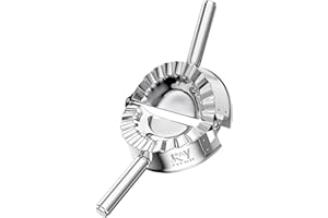 KAYCROWN Stainless Steel Ravioli Mold Pierogi Dumpling Maker Wrapper Pastry Dough Cutter Kitchen Accessories (S: 3 1/4 inch)
