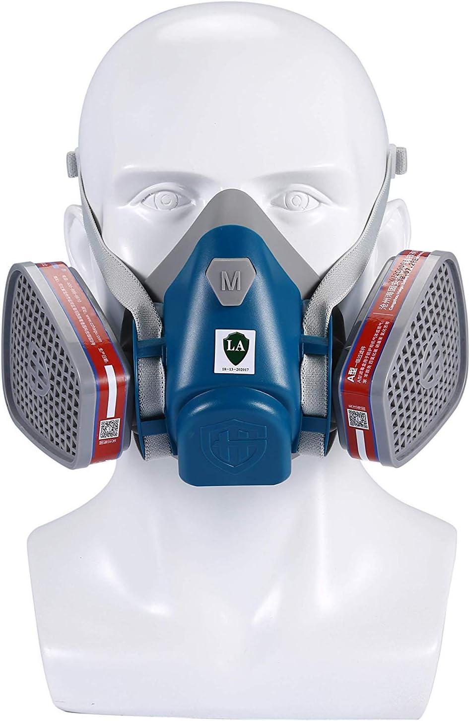 Mufly Half Mask Respirator Safety Respirator for Painting Machine Polishing Welding Dust and Other Work Protection CE Standard
