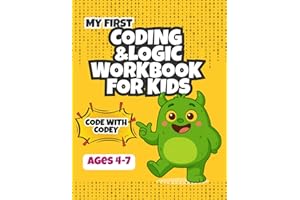 Coding & Logic Workbook for Kids: Boost Thinking Skills with Codey — Math Puzzles, Word Games & Logic Problems for Ages 4–7