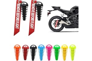 SOPINEKO 0.6"-1.5" 2Pcs Muffler Exhaust Wash Plug Motorcycle Dirt Bike 2 Stroke Rubber Exhaust Silencer with Keychain Tag Remove Before Start Engine Black