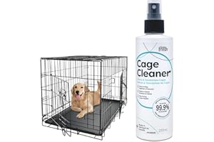 Cage Cleaner for Pets, 237mL, All Surface Crate and Kennel Cleaner, Hydrogen Peroxide Formula, Deodorizes Cages for Dogs, Cat