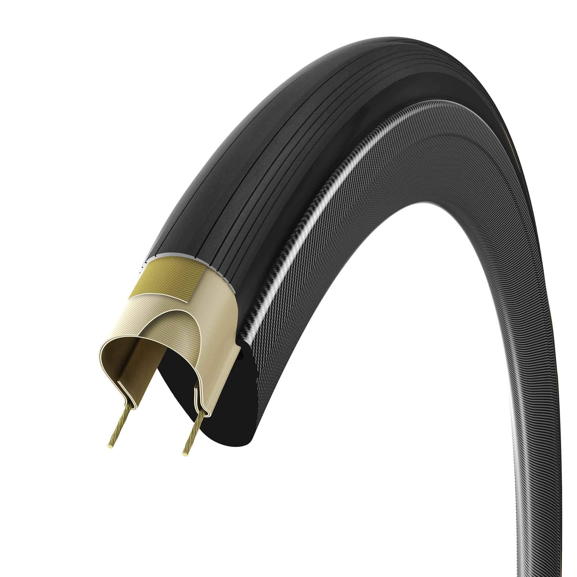 Vittoria Unisex Adult Corsa Speed G Plus Isotech Bike Tyre - Black, 700 x 23 cm