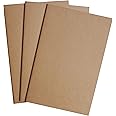 Wanderings Large Blank Travelers Notebook Insert/Large Journal Refill | 7" x 10.7" / 18cm x 27cm | 3 Booklets, 180 Blank Pages | Travelers Notebook Refills for Journals, Diaries, Planners