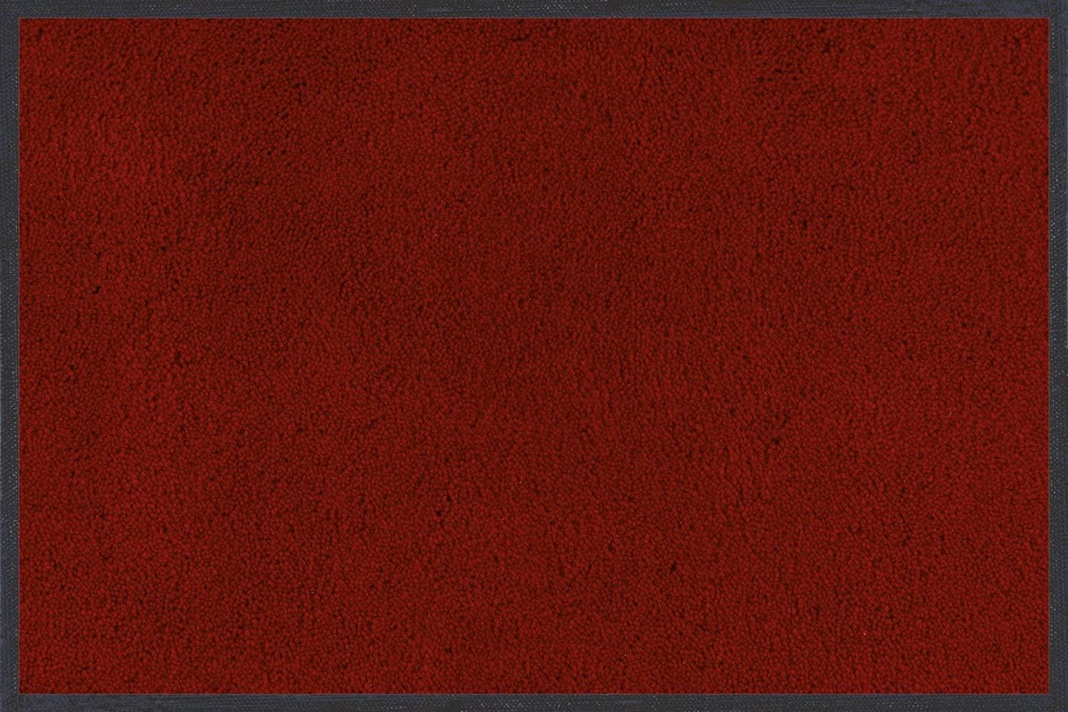 Kleen-Tex wash+dry doormat, Ruby Red 120x180cm, inside and outside, washable, red, 120 x 180 cm (Rectangular)