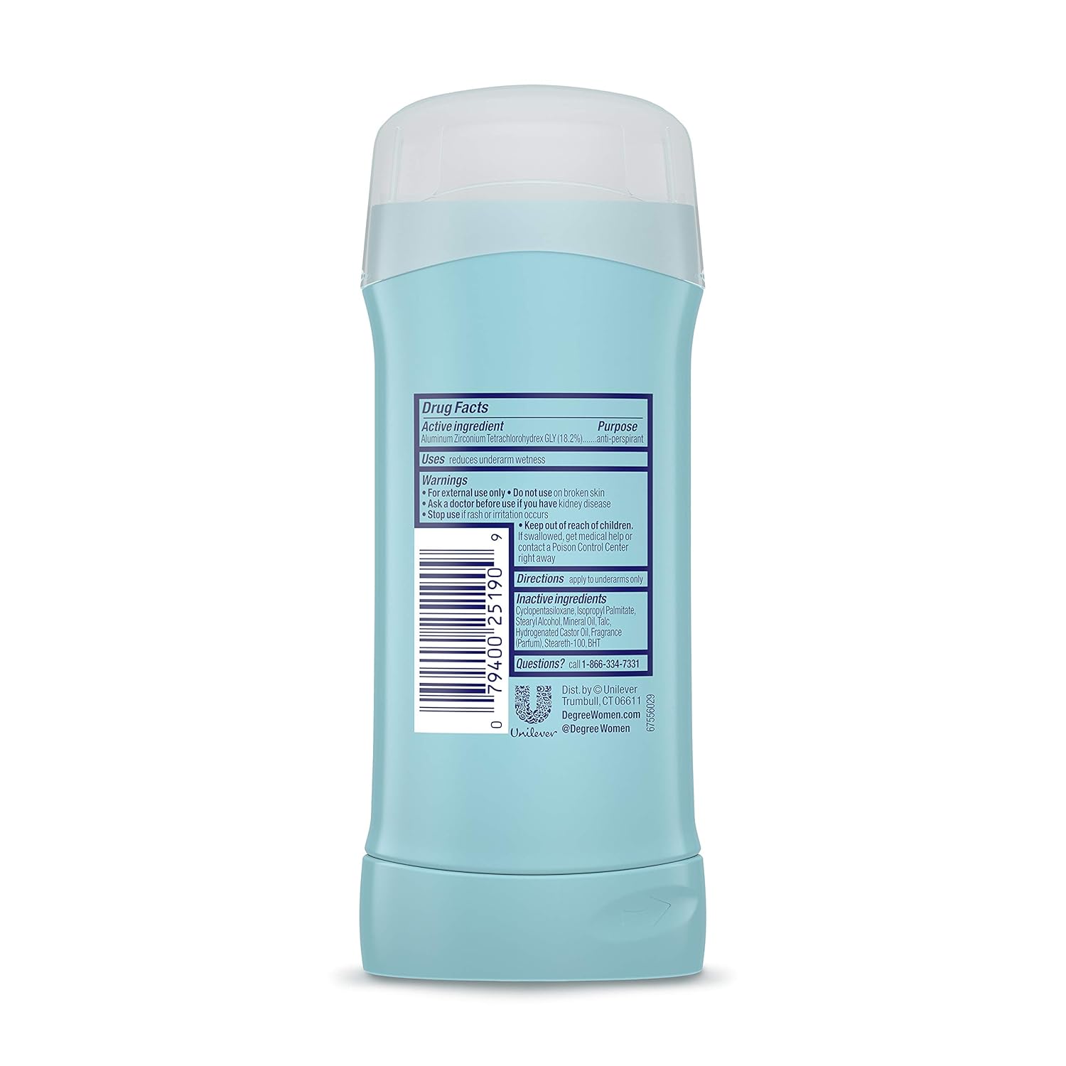 Degree Antiperspirant Deodorant Stick For Sweat and Odor Protection Shower Clean 24-hour Protection 2.6 oz 6 Count: Beauty