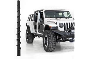 VOFONO Short Antenna for 2007-2025 Jeep Wrangler Gladiator JK JL JT JKU JLU Sahara Rubicon Sport 4xe Willys Mojave, 7 Inch Jeep Replacement Antenna Wrangler Gladiator Accessories