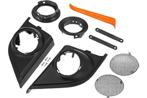 ACROPIX Interior Front Car Door Speaker Window a Pillar Cover Trim Tweeter Speaker Panel Fit for Honda CRV 2017-2019 with Scr