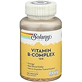 Solaray - B-Complex, 100 mg, 100 capsules