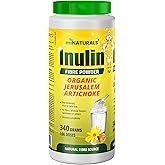miNATURALS Pure Inulin Fiber Powder - Natural Prebiotic Dietary Fibre Supplement - Made from Organic Jerusalem Artichoke - (3