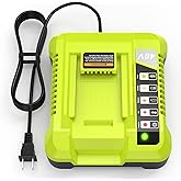 40V Charger for Ryobi Lithium ion Battery Charger Replacement OP401 Compatible with Ryobi OP4015 OP4026 OP4026A OP4030 OP4040 OP4050 OP4050A OP4060 OP40261 OP40301 40V Battery