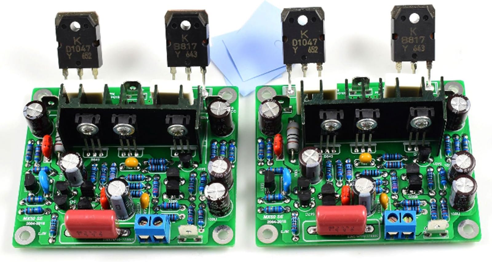 2PCS MX50 SE 100WX2 Dual Channels Stereo Audio Power Finished Board