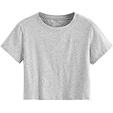 SweatyRocks Women's Casual Crew Neck T-Shirt