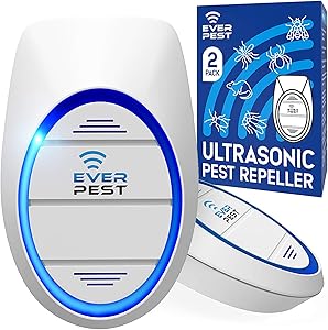 2021 Ultrasonic Pest Repeller - Mosquito, Rodent Control Plug in Device - Reject Roaches, Ants, Bugs, Squirrels, Spiders, Mice, Mouse 2 Pack