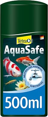Tetra Pond AquaSafe 500 ml makes tap water safe for pond fish