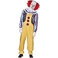 Spirit Halloween It Adult Classic Pennywise Costume | Officially Licensed | It Cosplay | Horror Costume | Clown Costume