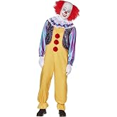 Spirit Halloween It Adult Classic Pennywise Costume | Officially Licensed | It Cosplay | Horror Costume | Clown Costume